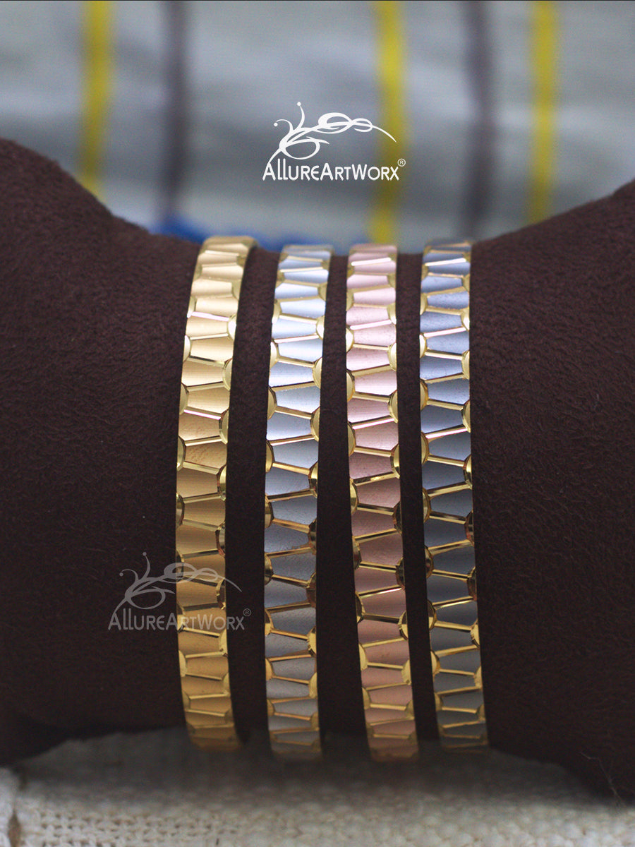 Trendy Bangles(Four-tone)